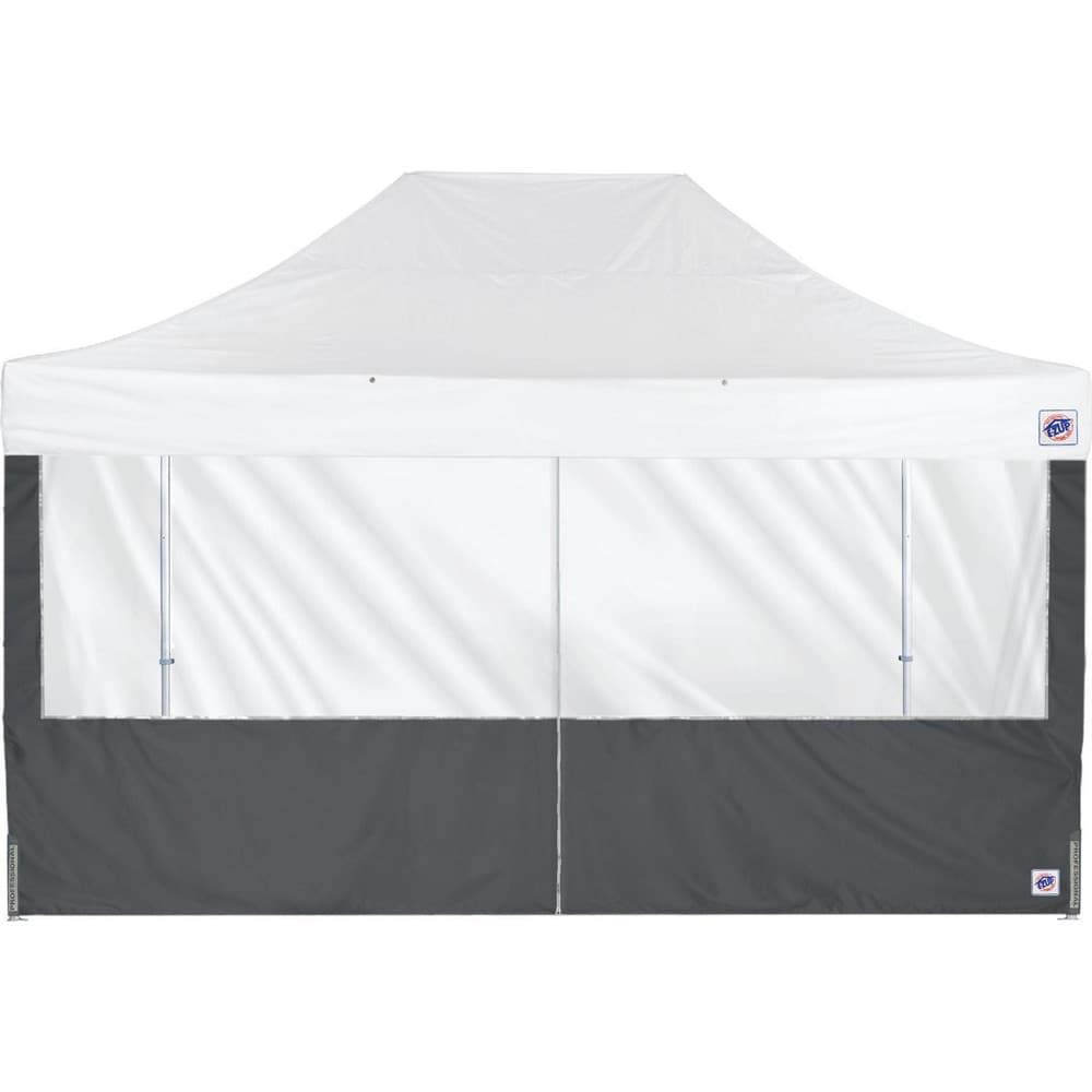 Temporary Structure Parts & Accessories; Product Type: Sidewall ; Material: Polyester ; For Use With: Eclipse ; Color: Steel Gray ; Includes: (1) 15' Mid-Zip Panorama Sidewall (Steel Gray) ; UNSPSC Code: 95141700