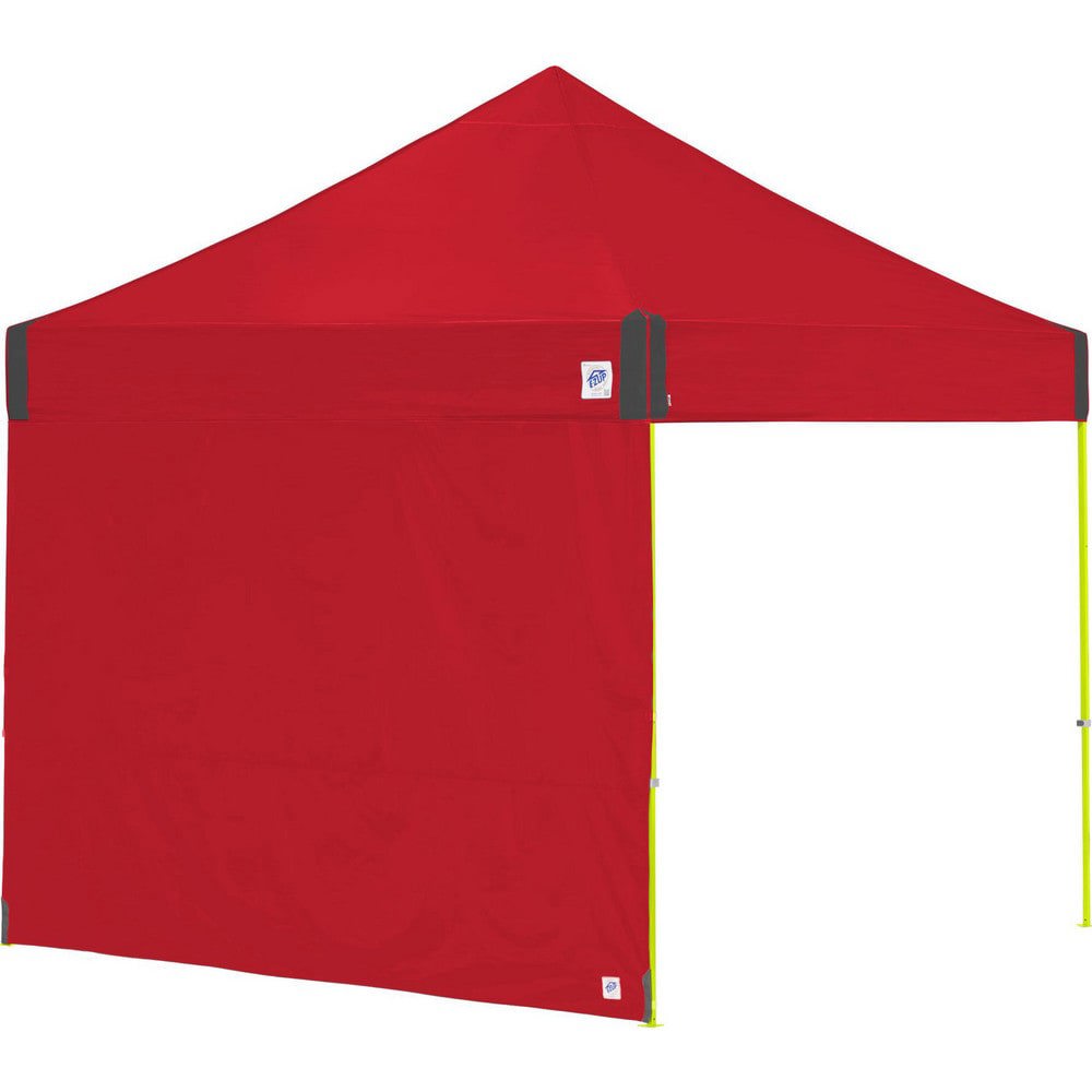 Temporary Structure Parts & Accessories; Product Type: Sidewall ; Material: Polyester ; For Use With: Eclipse, Enterprise, Vantage, Pyramid, ES100 ; Color: Red ; Includes: (1) 10' Straight Leg Sidewall (Red)
