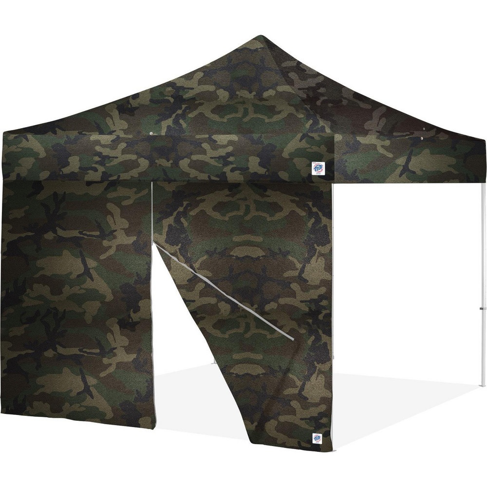 Temporary Structure Parts & Accessories; Product Type: Sidewall ; Material: Polyester ; For Use With: Endeavor ; Color: Woodland Camo ; Includes: (1) 13' Mid-Zip Food Booth Sidewall (Woodland Camo) ; UNSPSC Code: 95141700