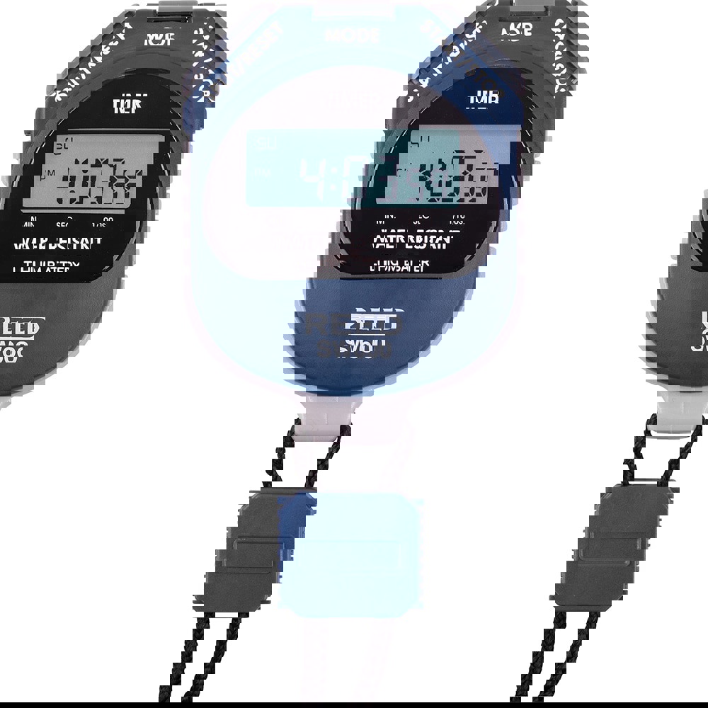 Stopwatches; Accuracy: 13 seconds/day ; Power Source: Battery ; Number Of Batteries: 1 ; Batteries Included: Yes ; Material: Plastic ; Overall Height: 2.3in