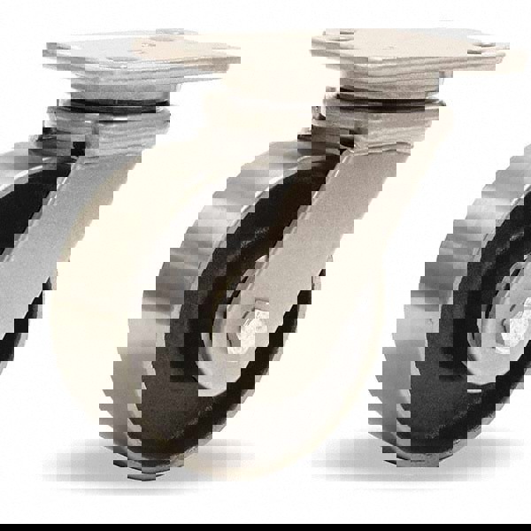 Swivel Top Plate Caster: Forged Steel, 5