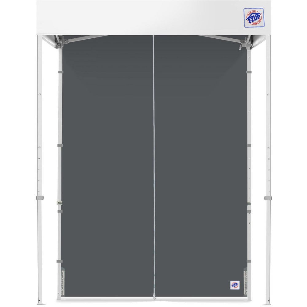 Temporary Structure Parts & Accessories; Product Type: Sidewall ; Material: Polyester ; For Use With: Eclipse ; Color: Steel Gray ; Includes: (1) 5' Mid-Zip Sidewall (Steel Gray) ; UNSPSC Code: 95141700