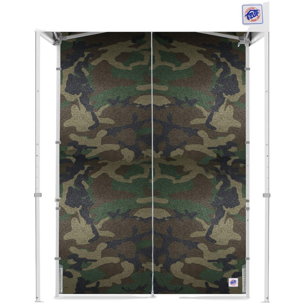 Temporary Structure Parts & Accessories; Product Type: Sidewall ; Material: Polyester ; For Use With: Eclipse ; Color: Woodland Camo ; Includes: (1) 5' Mid-Zip Sidewall (Woodland Camo) ; UNSPSC Code: 95141700
