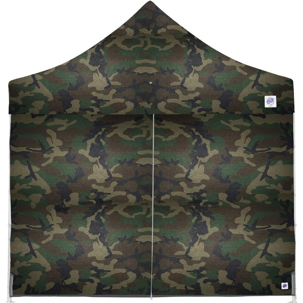 Temporary Structure Parts & Accessories; Product Type: Sidewall ; Material: Polyester ; For Use With: Eclipse, Endeavor, Enterprise, Express, Vantage, Pyramid, ES100 ; Color: Woodland Camo ; Includes: (1) 10' Mid-Zip Sidewall (Woodland Camo)