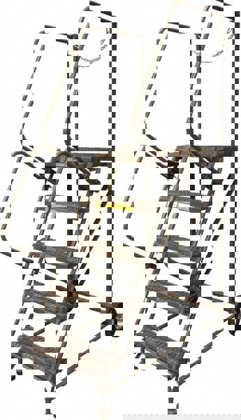 Steel Rolling Ladder: 5 Step