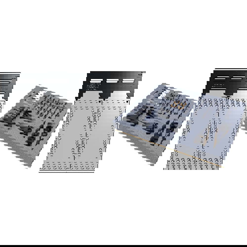 CMM Fixtures; Type: Vision Fixture System ; Plate Design: Magnetically Interlocking ; Material: Polycarbonate ; Thread Size: 1/4-20 ; Series: Open-Sight(TM) ; For Use With: Vision Inspection