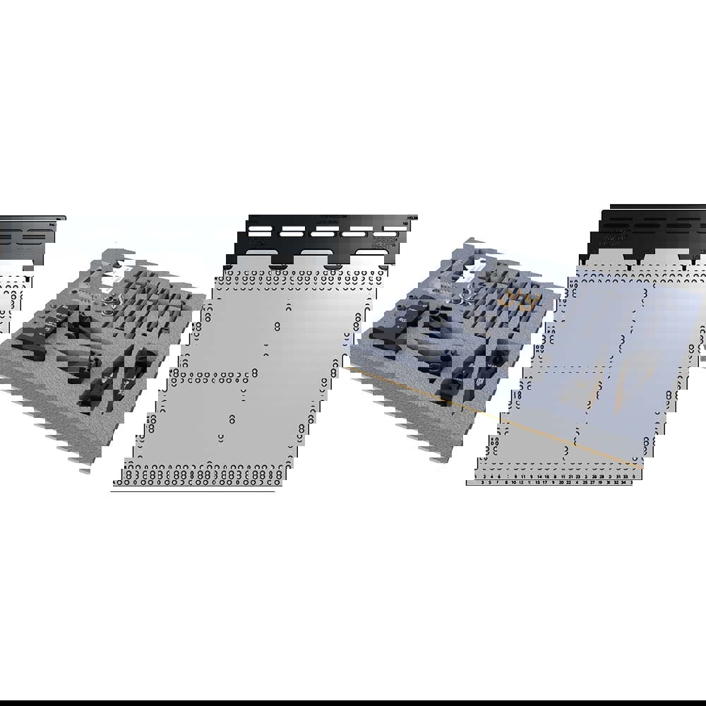 CMM Fixtures; Type: Vision Fixture System ; Plate Design: Magnetically Interlocking ; Material: Polycarbonate ; Thread Size: 1/4-20 ; Series: Open-Sight(TM) ; For Use With: Vision Inspection