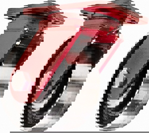 Swivel Top Plate Caster: Steel, 6