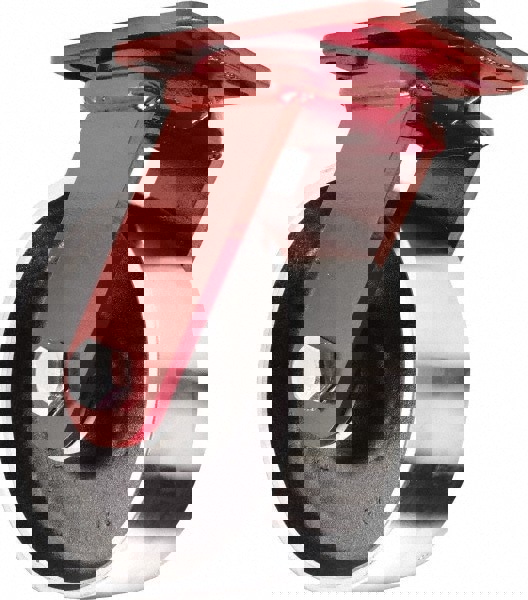 Swivel Top Plate Caster: Forged Steel, 8