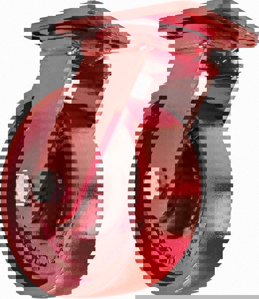 Swivel Top Plate Caster: Steel, 8