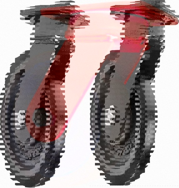 Swivel Top Plate Caster: Polyurethane, 6