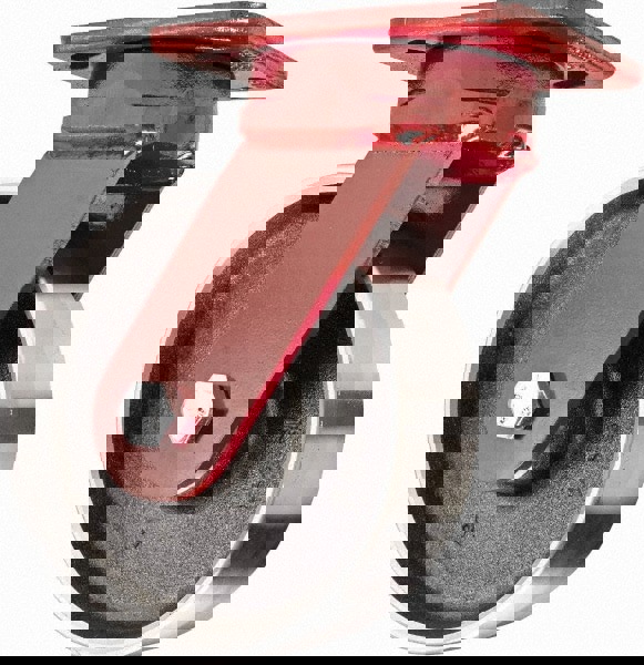 Swivel Top Plate Caster: Steel, 6