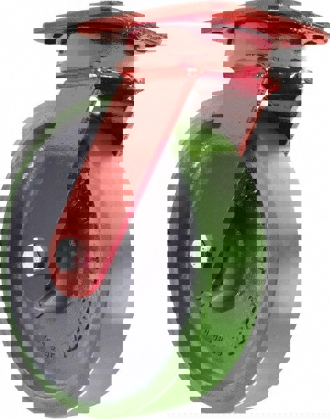 Swivel Top Plate Caster: Polyurethane, 8