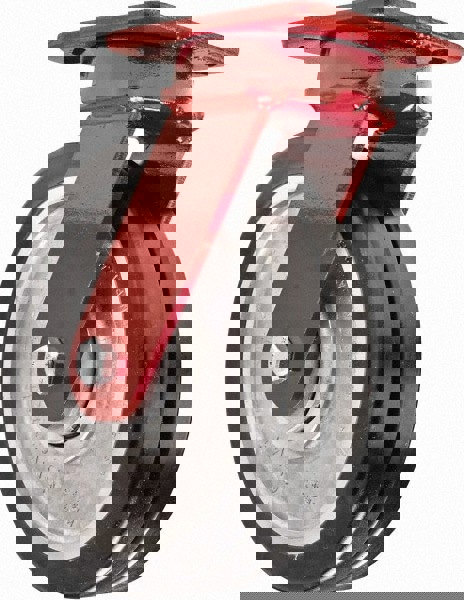 Swivel Top Plate Caster: Polyurethane, 8