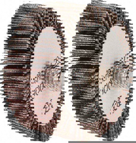 Mounted Flap Wheel: 1-3/8