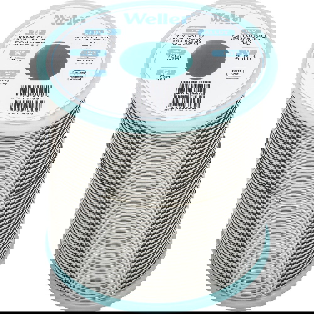Solder; Solder Type: Lead Free ; Material: Alloy ; Container Type: Spool ; Container Size: 500 g ; Minimum Melting Temperature: 422.6 ; Maximum Melting Temperature: 429.8