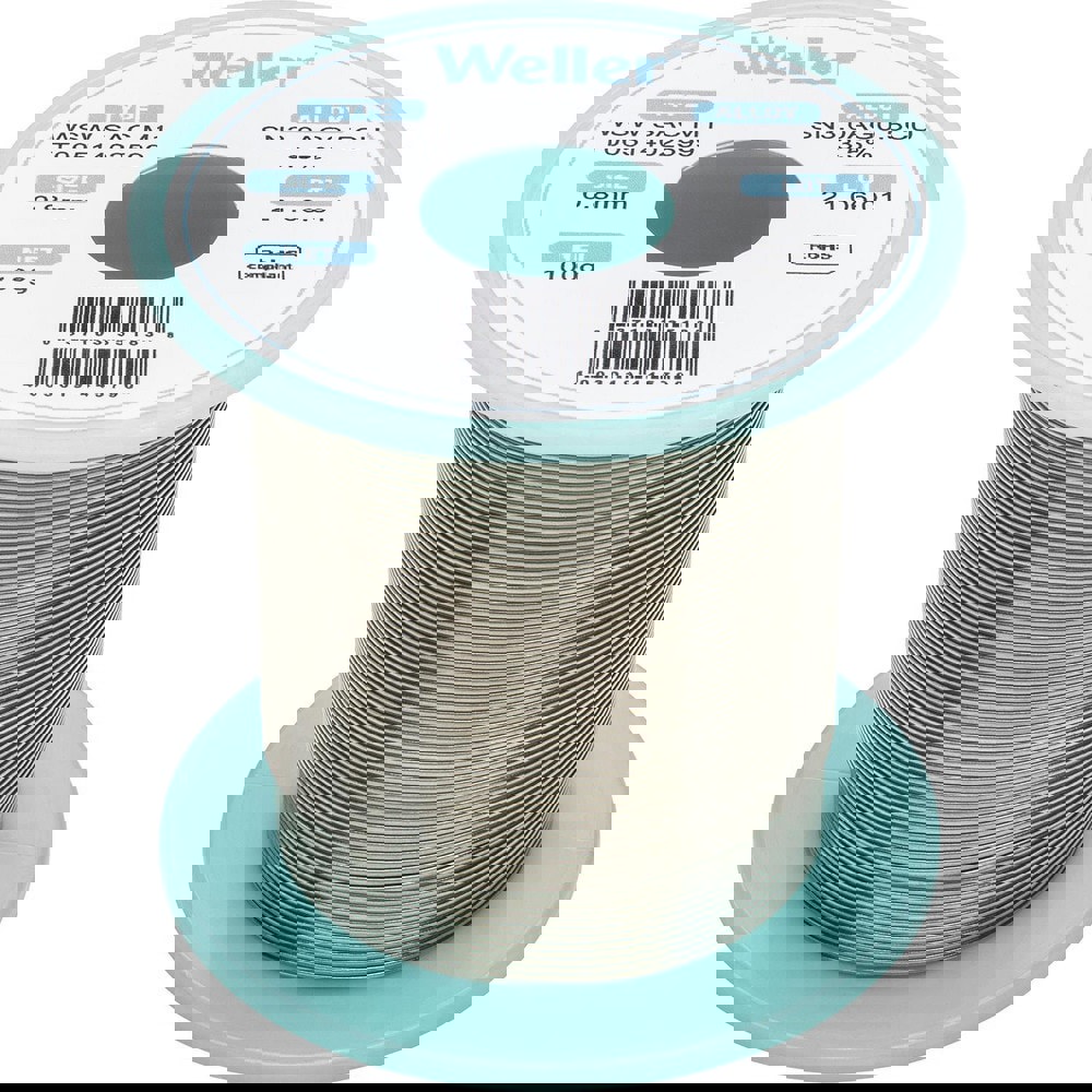 Solder; Solder Type: Lead Free ; Material: Alloy ; Container Type: Spool ; Container Size: 100 g ; Minimum Melting Temperature: 422.6 ; Maximum Melting Temperature: 429.8