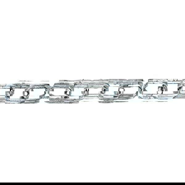 Welded Chain; Link Type: Welded ; Material: Low-Carbon Steel ; Overall Length: 1000cm; 1000in; 1000yd; 1000mm; 1000m; 1000ft ; Inside Width (mm): 0.99 ; Inside Width: 0.99mm; 0.99in ; Inside Length (Decimal Inch): 3.1500