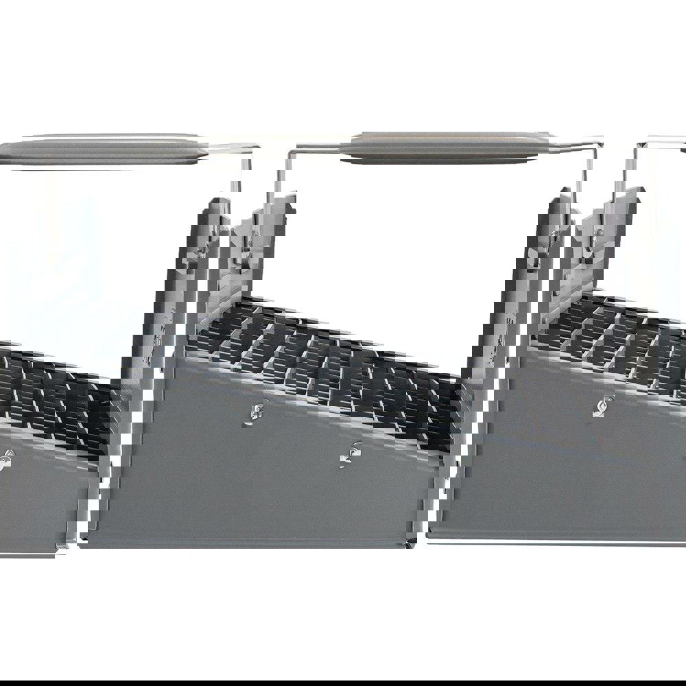 Small Parts Boxes & Organizers; Product Type: Nipple Caddy; Lock Type: Non-Locking; Number of Dividers: 15; Removable Dividers: No; Overall Capacity: 66; Color: Gray; Frame Material: Polyethylene