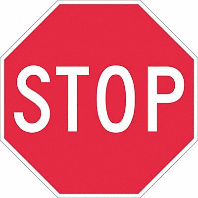 Safety Signs; Sign Type: Stop; Yield ; Legend: Stop ; Message/Graphic: Message & Graphic ; Graphic Type: Stop Sign ; Reflectivity: Reflective; Engineer Grade ; Material: Aluminum