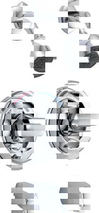 Two Handle Single Function Bathtub & Shower Faucet in Chrome (Trim Only)