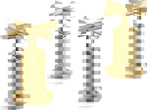 3-1/2 in. Brass Handle in Vibrant Brushed Moderne Brass