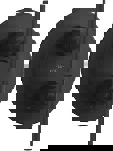 Two Handle Thermostatic Valve Trim in Matte Black