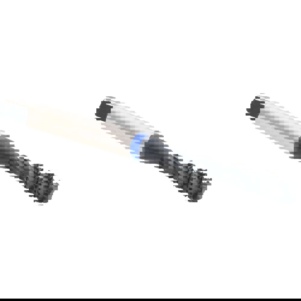 Spiral Flute Tap: #10-32, 3 Flute, Modified Bottoming, 2B Class of Fit, Vanadium High Speed Steel, Oxide Finish