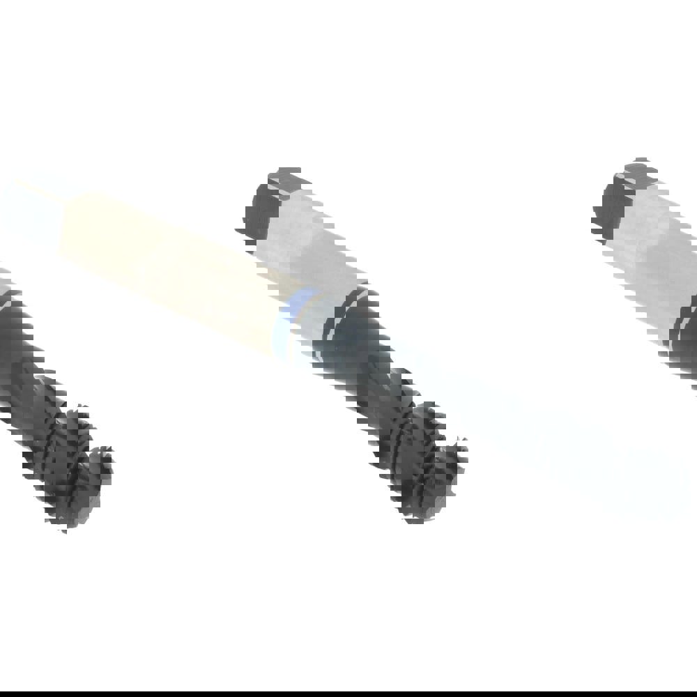 Spiral Flute Tap: 1/4-28, 3 Flute, Modified Bottoming, 2B Class of Fit, Vanadium High Speed Steel, Oxide Finish