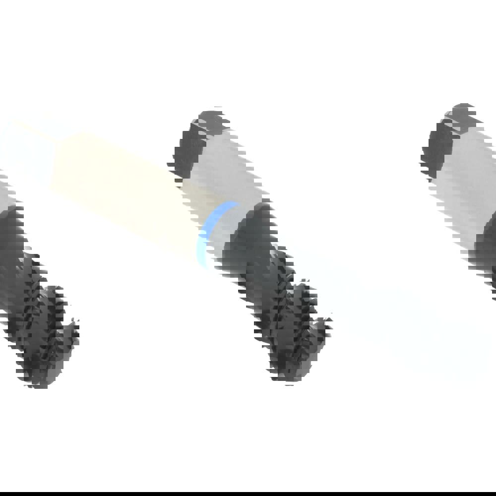 Spiral Flute Tap: 3/8-16, 3 Flute, Modified Bottoming, 2B Class of Fit, Vanadium High Speed Steel, Oxide Finish