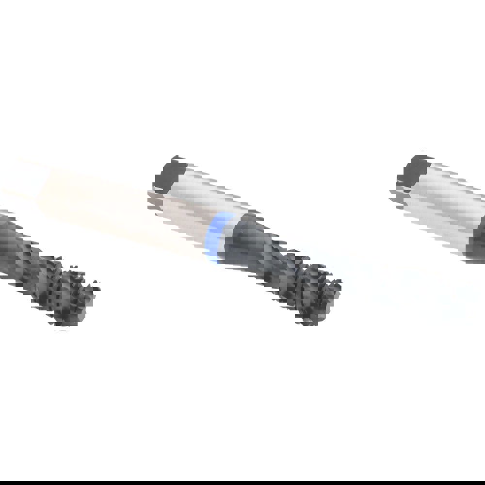 Spiral Flute Tap: M6 x 1.00, 3 Flute, Modified Bottoming, Vanadium High Speed Steel, Oxide Finish