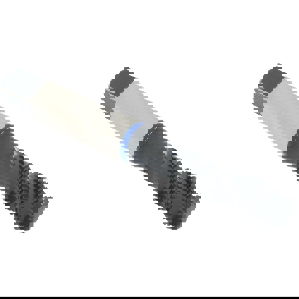 Spiral Flute Tap: M10 x 1.50, 3 Flute, Modified Bottoming, 6H Class of Fit, Vanadium High Speed Steel, Oxide Finish