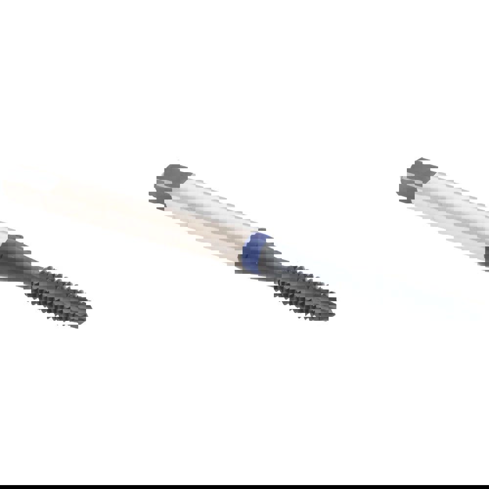 Spiral Point Tap: #4-40, 3 Flutes, Plug, Vanadium High Speed Steel, Oxide Finish