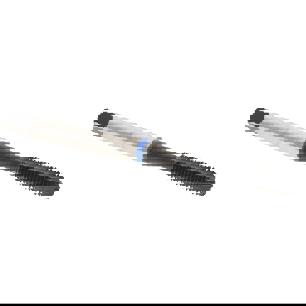 Spiral Point Tap: #10-32, 3 Flutes, Plug, 2B Class of Fit, Vanadium High Speed Steel, Oxide Coated