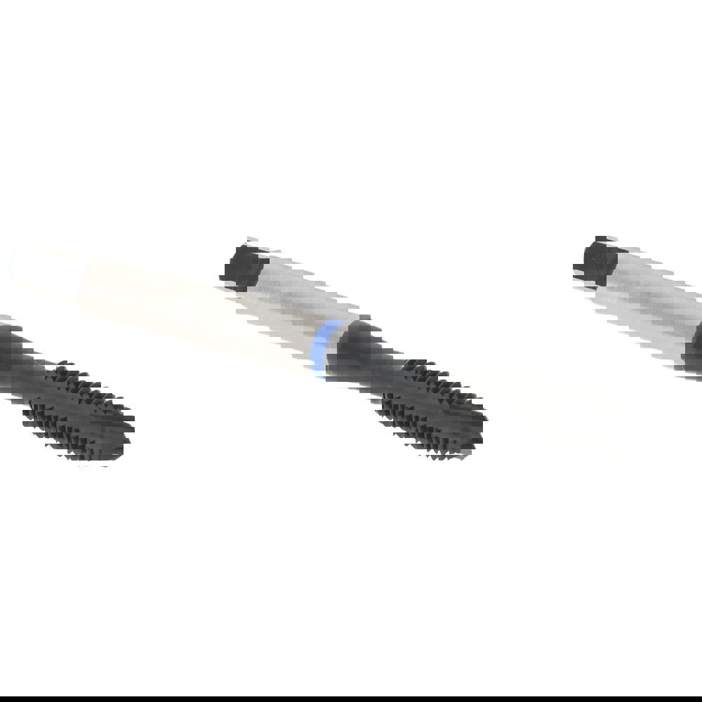 Spiral Point Tap: #10-32, 3 Flutes, Plug, 2B Class of Fit, Vanadium High Speed Steel, Oxide Coated