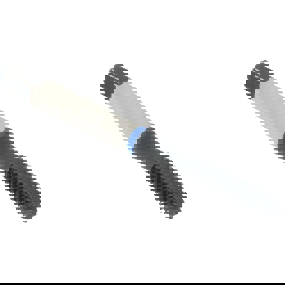 Spiral Point Tap: #12-24, 3 Flutes, Plug, 2B, Vanadium High Speed Steel, Oxide Finish