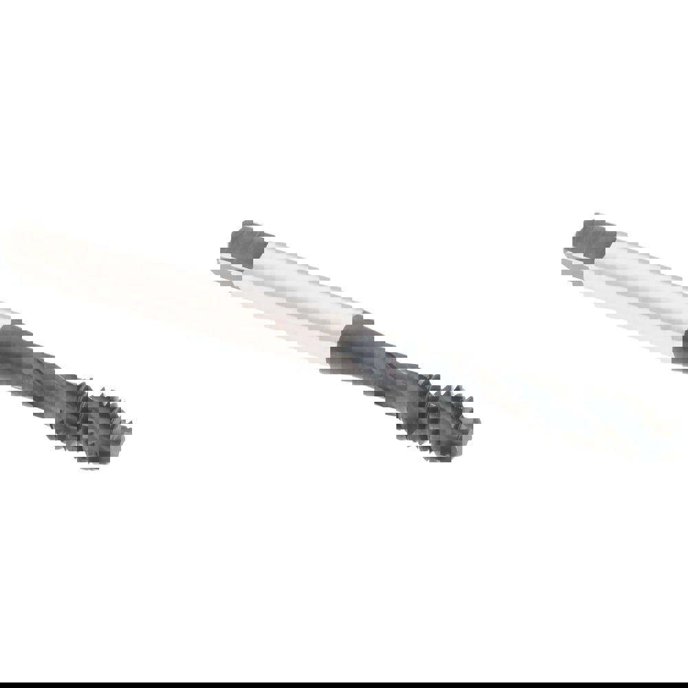 Spiral Flute Tap: #10-24, 3 Flute, Bottoming, Vanadium High Speed Steel, Oxide Finish