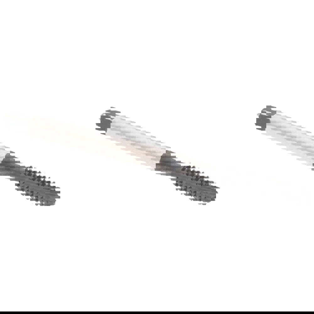 Spiral Point Tap: #6-32, 3 Flutes, Plug, Vanadium High Speed Steel, Oxide Finish