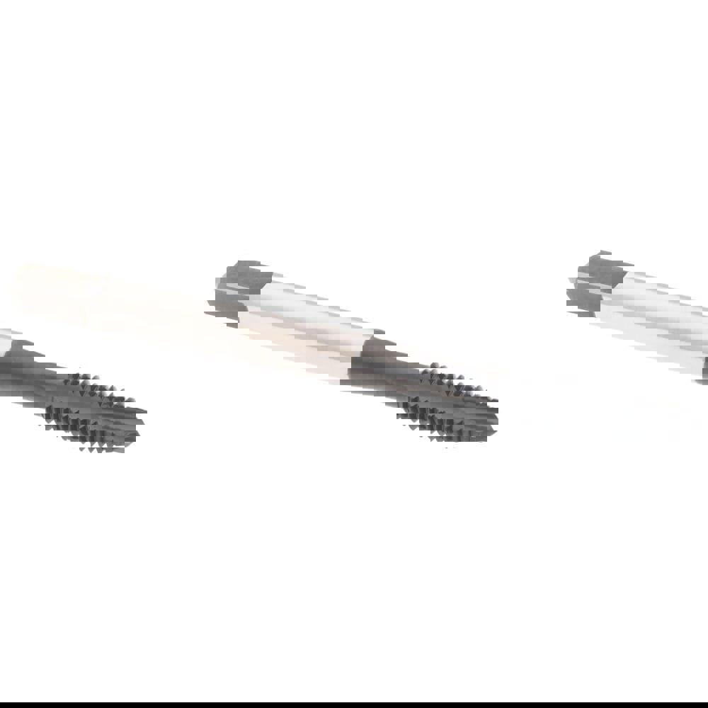 Spiral Point Tap: #8-32, 3 Flutes, Plug, Vanadium High Speed Steel, Oxide Finish