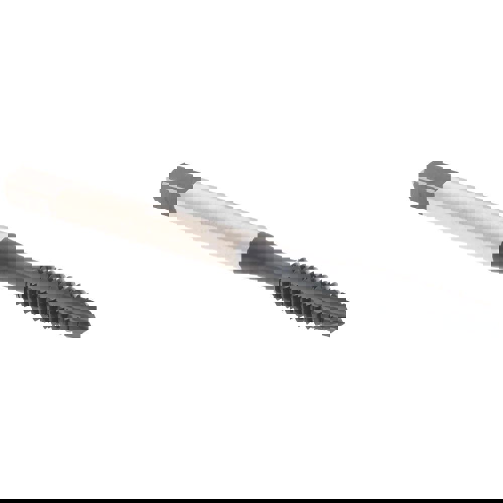 Spiral Point Tap: #10-24, 3 Flutes, Plug, Vanadium High Speed Steel, Oxide Finish