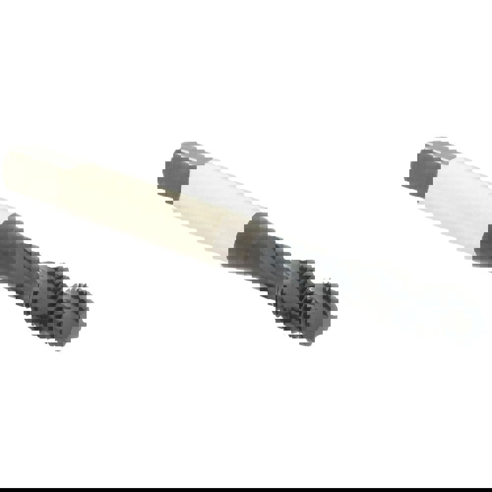 Spiral Flute Tap: M6 x 1.00, 3 Flute, Modified Bottoming, 6H Class of Fit, Vanadium High Speed Steel, Oxide Finish