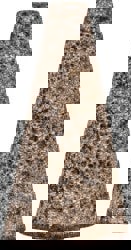 Abrasive Square Tip Cone: Type 17, Very Coarse, 3/8-24 Arbor Hole