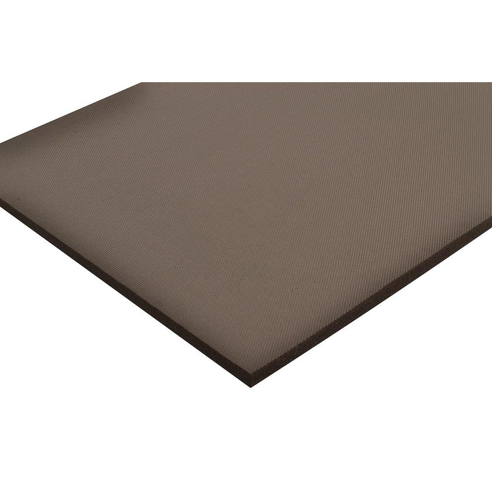 Anti-Fatigue Mat: 4' Wide, Nitrile Rubber, Beveled Edge, Standard-Duty