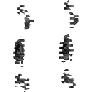 One Handle Single Function Bathtub & Shower Faucet in Matte Black (Trim Only)