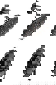 One Handle Single Function Shower Faucet in Matte Black (Trim Only)