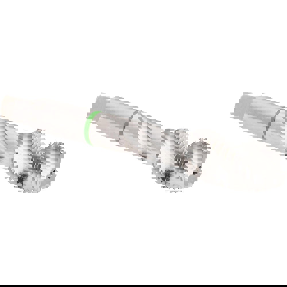 Spiral Flute Tap: 1/2-13, 3 Flute, Modified Bottoming, 2B Class of Fit, Vanadium High Speed Steel, Bright/Uncoated