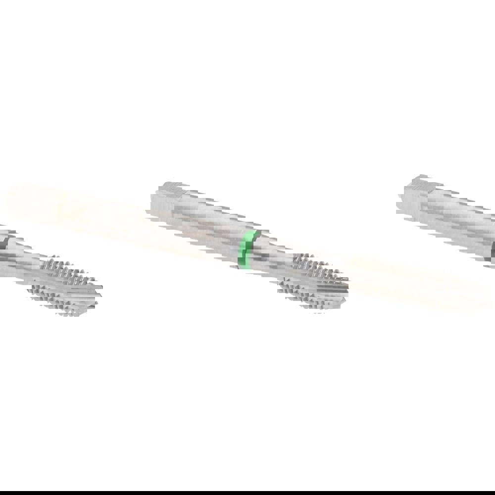 Spiral Point Tap: #8-36, 3 Flutes, Plug, Vanadium High Speed Steel, Bright Finish