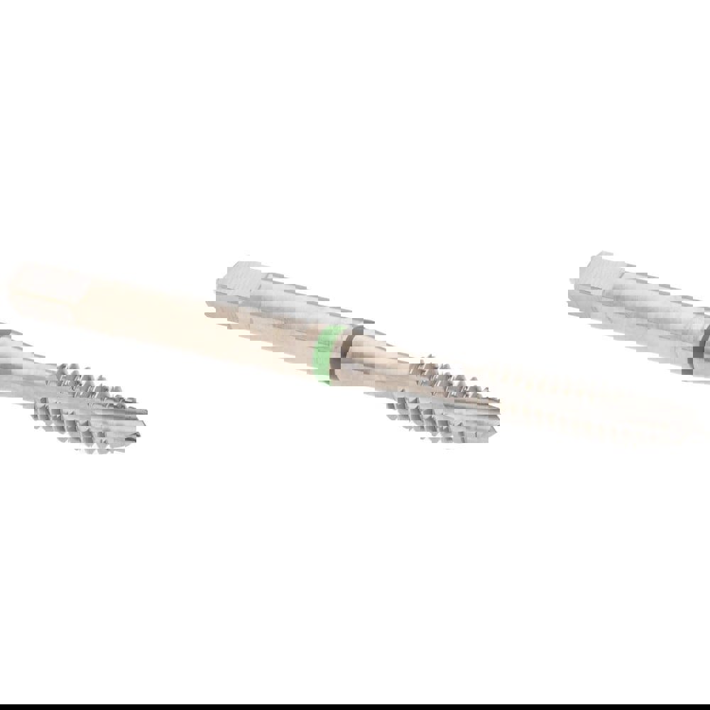 Spiral Point Tap: #10-24, 3 Flutes, Plug, 2B, Vanadium High Speed Steel, Bright Finish