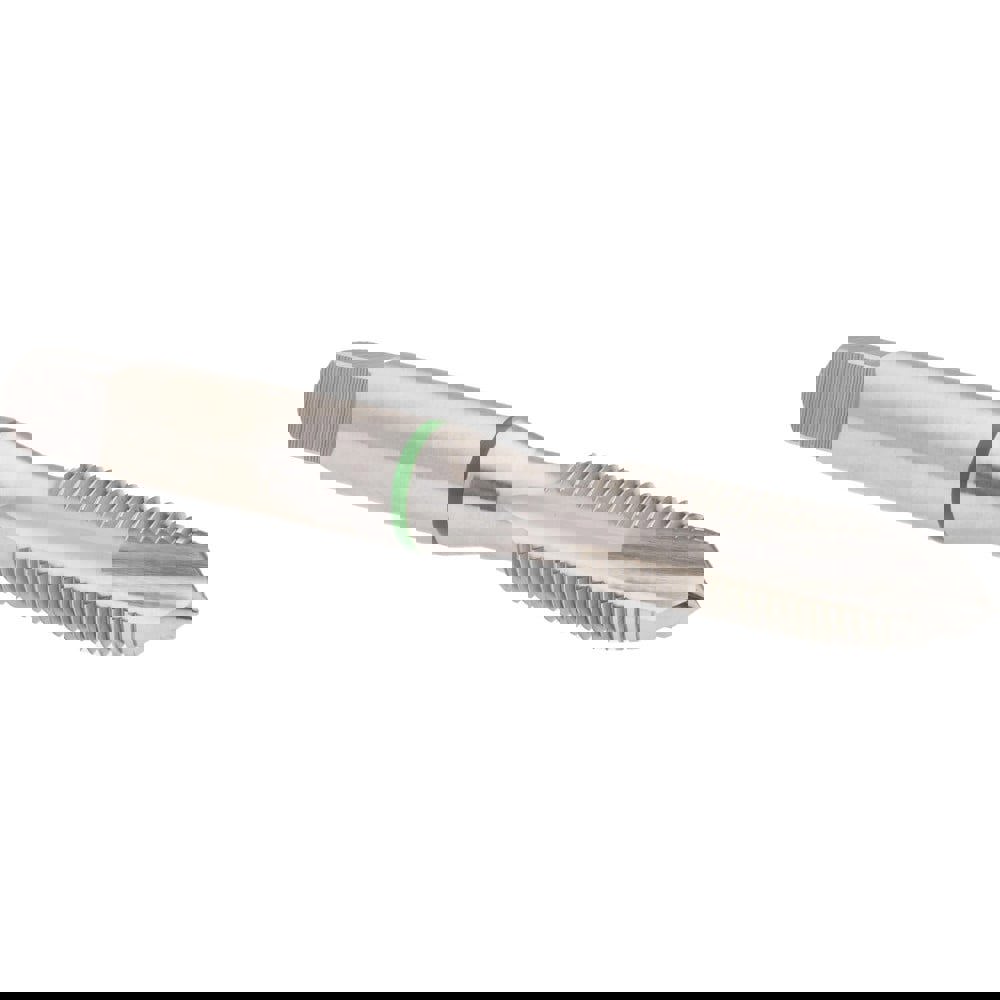 Spiral Point Tap: 3/8-24, 3 Flutes, Plug, Vanadium High Speed Steel, Bright Finish