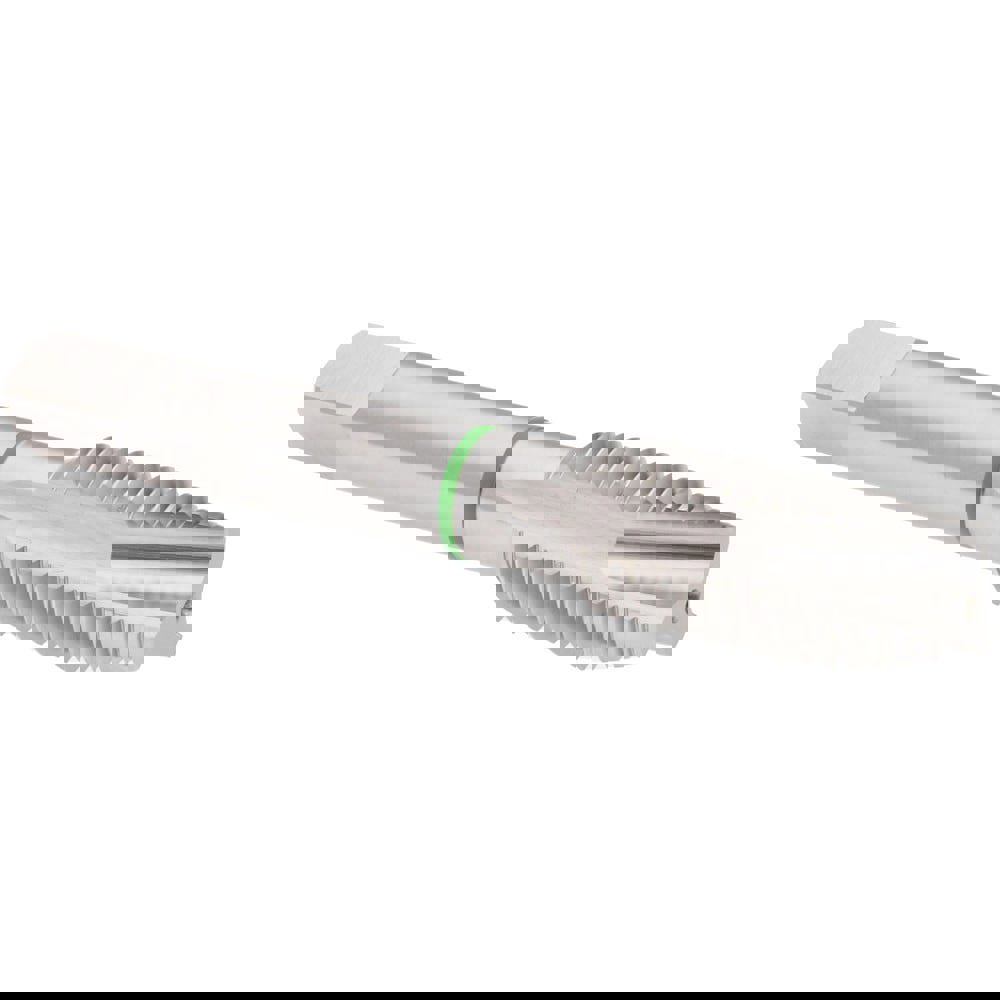 Spiral Point Tap: 5/8-11, 3 Flutes, Plug, 2B, Vanadium High Speed Steel, Bright Finish